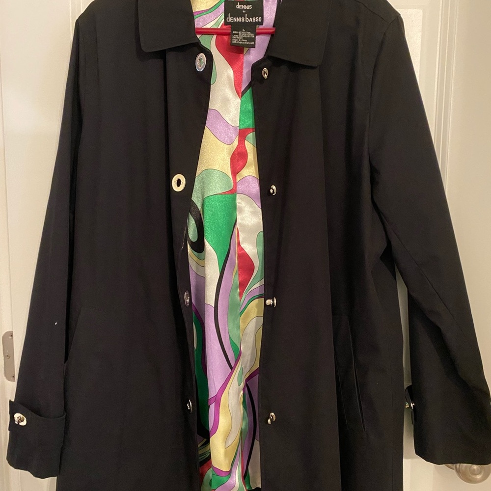 Dennis by Dennis Basso Black Women's Coat